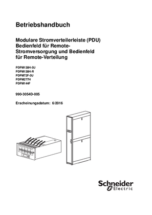 Modulare IT-Stromverteilungseinheit (PDU) für Rackmontage, 5HE – Installation