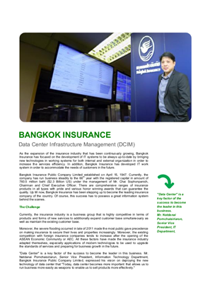 StruxureWare for Data Centers - Bangkok Insurance Case Study