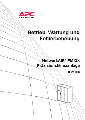 NetworkAIR FM-DX 40 kW 50 Hz, Bedienungsanleitung