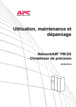 Manuel d’utilisation du NetworkAIR FM-DX 40 kW 50 Hz