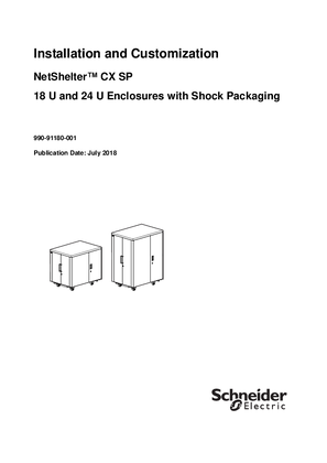 NetShelter CX SP Installation Manual
