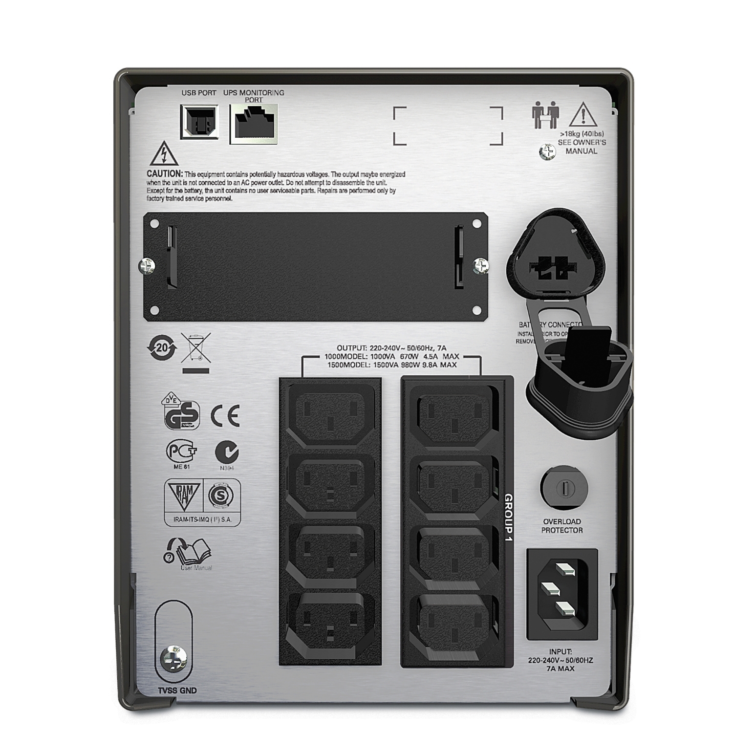 SMT1000I - APC Smart-UPS, Line Interactive, 1000VA, Tower, 230V