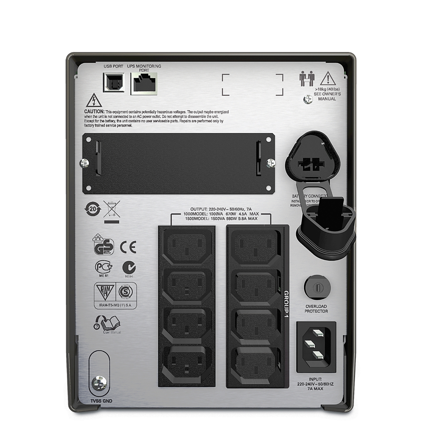 Smart-UPS de APC 1500 VA LCD 230 V - SMT1500I