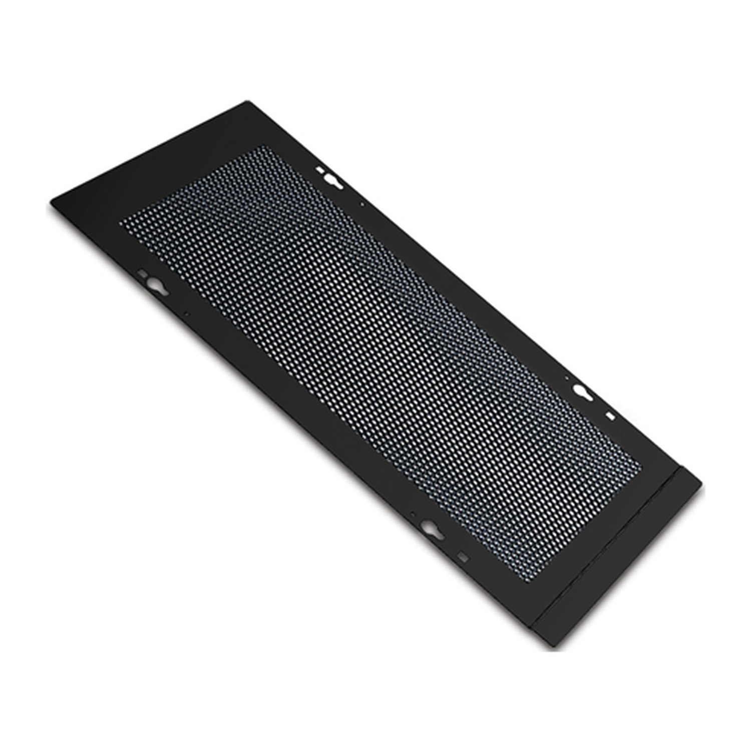 APC NetShelter Cable Management, Cable Trough, Perforated Cover, Black, 620 x 1.2 x 309.8 mm