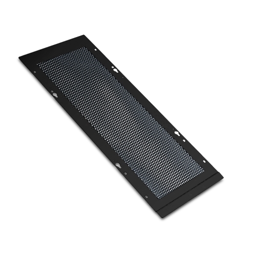 APC NetShelter Cable Management, Cable Trough, Perforated Cover, Black, 770 x 1.2 x 309.8 mm