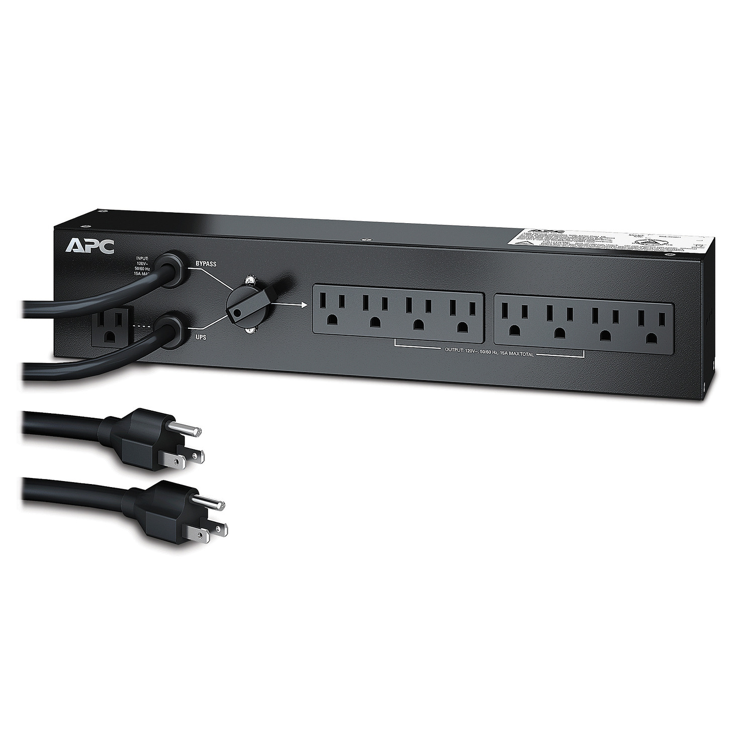 APC Service Bypass PDU, 120V 15AMP W/ (8) NEMA 5-15R