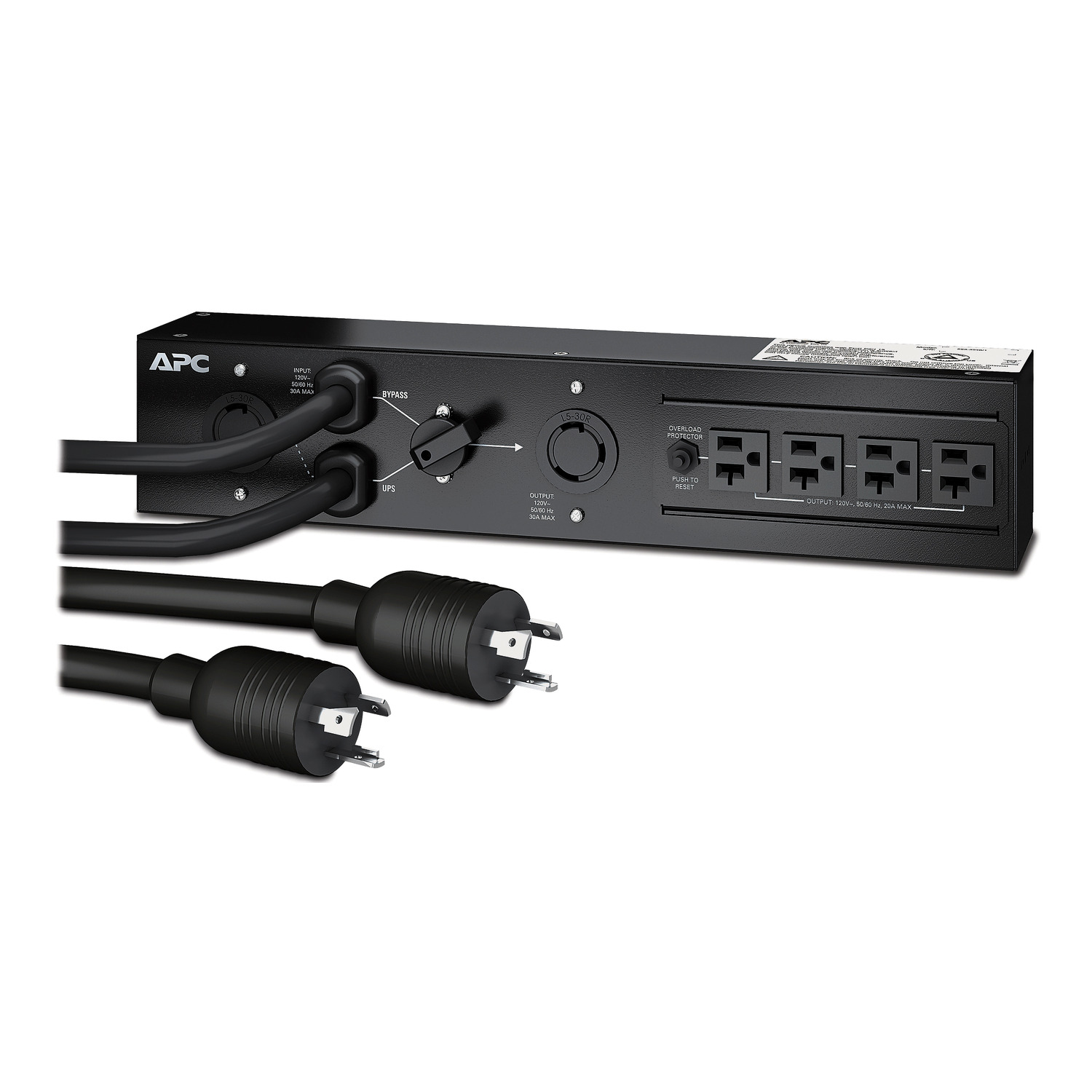 APC Service Bypass PDU, 120V 30AMP W/ (4) NEMA 5-20R AND (1) L5-30R