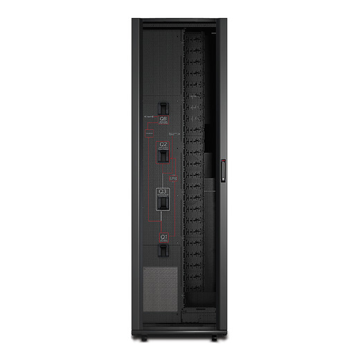 APC 100kVA Modular Power Distribution Unit, Isolation Transformer, 480:208V, 72 Pole, MBP, 1 Subfeed