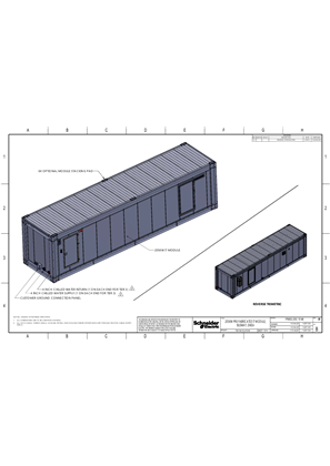 205kW Prefabricated Data Center IT Module Busway Mechanical Assembly - EMEA