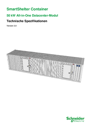 50kW Prefabricated Containerized All-in-One 400V/50Hz - Technische Spezifikationen