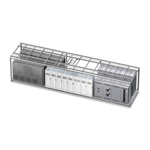 Prefabricated Power Skid 1250kW 480V/60Hz with Galaxy VX UPS