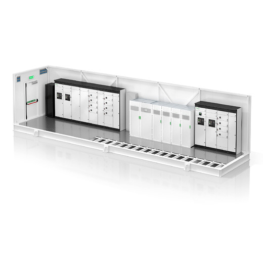 Prefabricated Power Module 1000kW 400V 50hZ with Galaxy VX