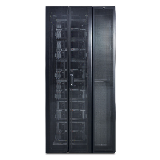 InRow SC System 1 InRow SC, 1 NetShelter SX Rack 600mm, and Rear Containment