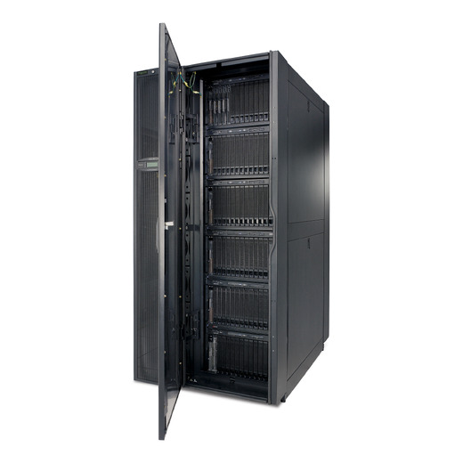 InRow SC System 1 InRow SC, 1 NetShelter SX Rack 600mm, and Rear Containment