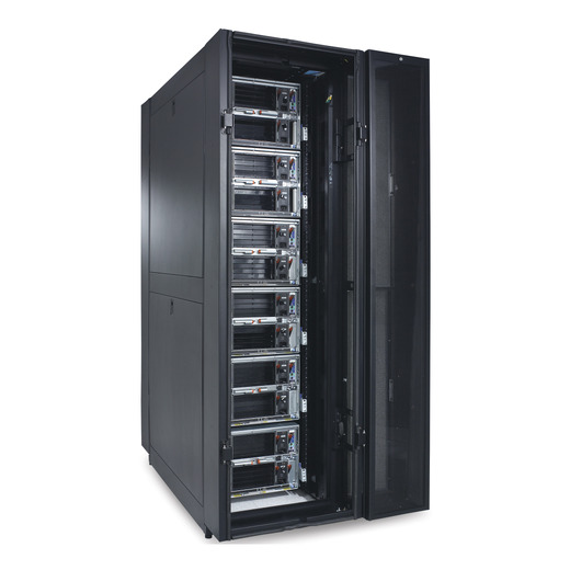 InRow SC System 1 InRow SC, 1 NetShelter SX Rack 600mm, and Rear Containment