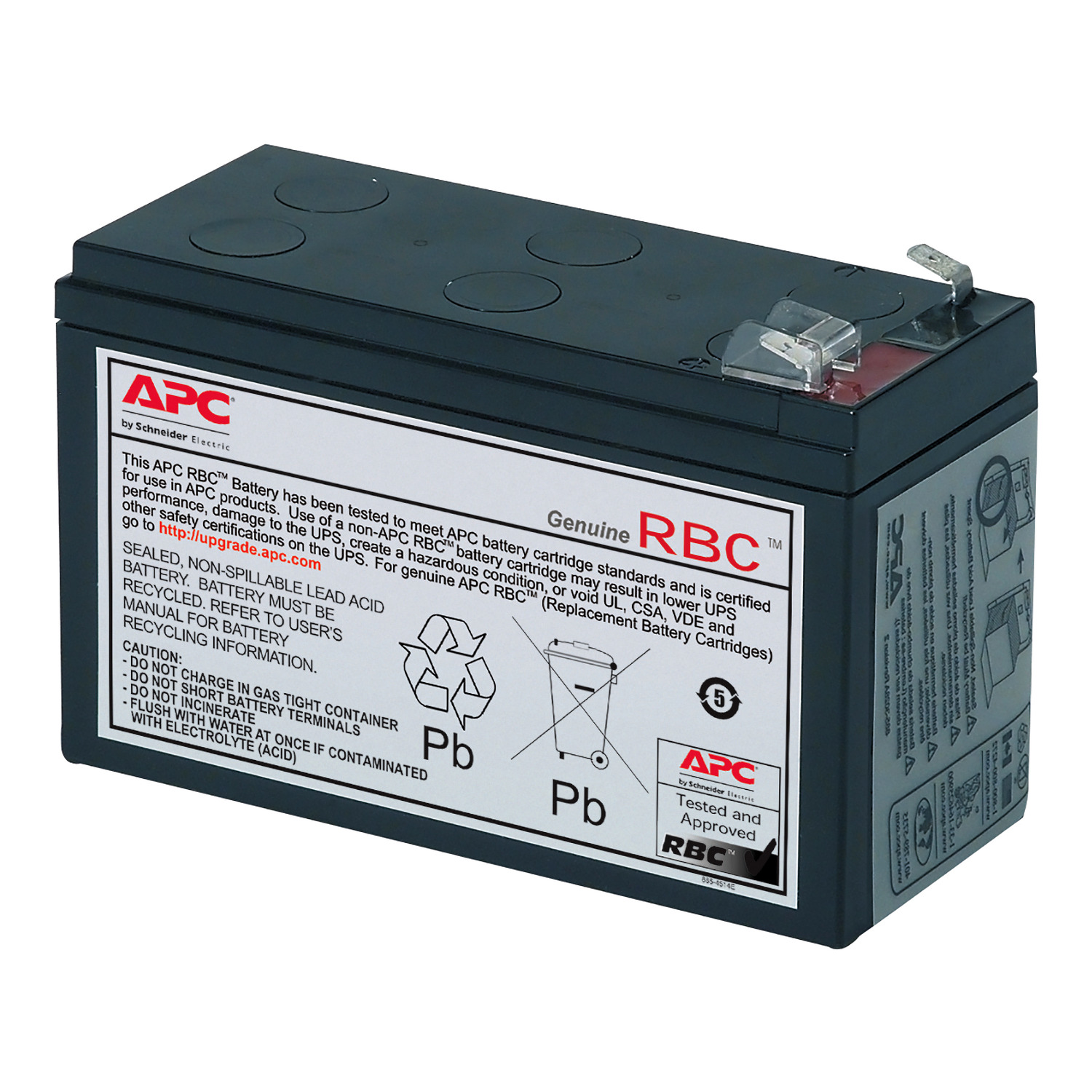 Batterie Onduleur APC 12V 9AH RBC123 Expédiée 24H