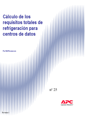 Cálculo de los requisitos totales de refrigeración para centros de datos