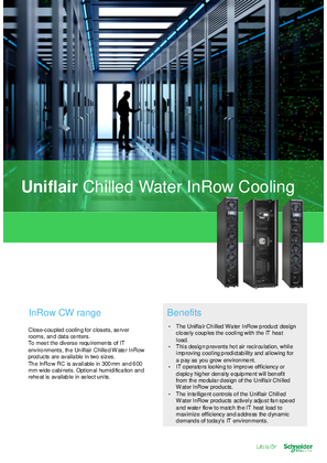 Uniflair Chilled Water InRow Cooling Product Brochure