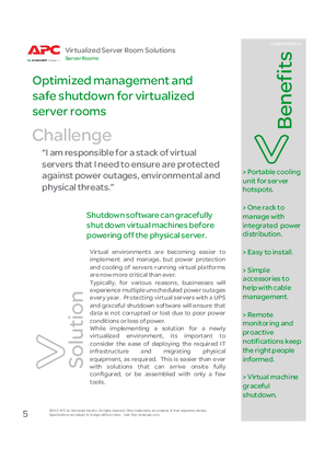 Small IT Solution Guide – Optimized management and safe shutdown for virtualized server rooms – LAM 230v