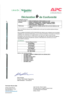 Declaration of Conformity CMIM Morocco_AP86XX Series (French)