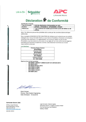 Declaration of Conformity CMIM Morocco_AP84XX Series (French)