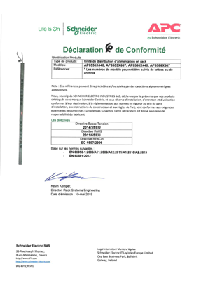 Declaration of Conformity CMIM Morocco_AP85XX Series (French)