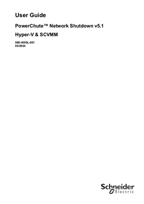 PowerChute Network Shutdown v4.4.1 - Hyper-V and SCVMM User Guide