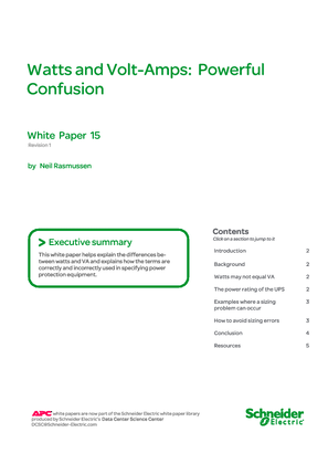 Watts and Volt-Amps: Powerful Confusion