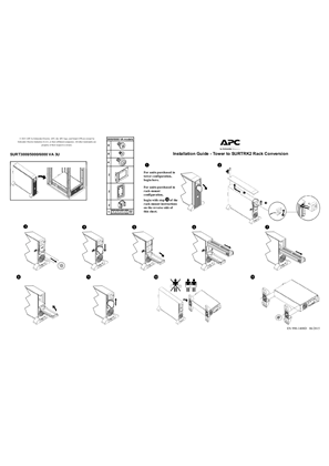 Installation TWR to SURTRK2 Rack Conversion