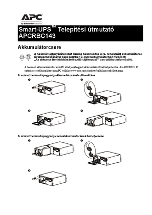 Smart-UPS External Battery Pack APCRBC143