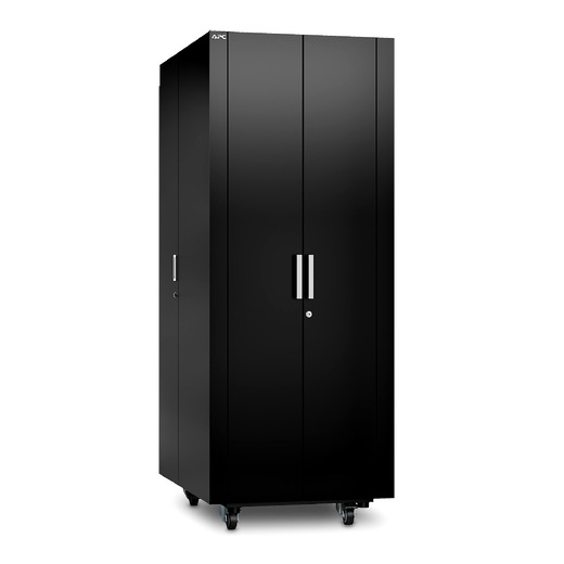 APC NetShelter CX, 38U, Soundproof Server Rack Enclosure, 100V to 120V, Black, 1950H x 750W x 1130D mm