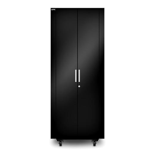 APC NetShelter CX, 38U, Soundproof Server Rack Enclosure, 100V to 120V, Black, 1950H x 750W x 1130D mm