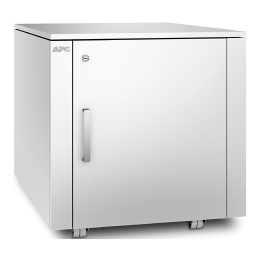 APC NetShelter CX, Mini, Soundproof Server Rack Enclosure, 100V to 240V, White, 744H x 688W x 952D mm