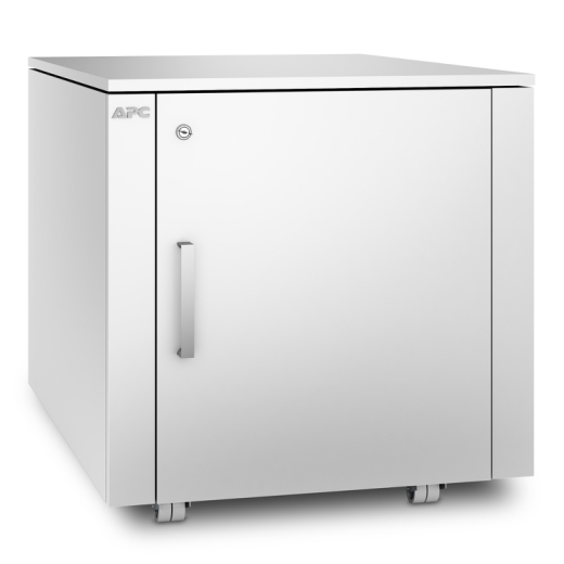 APC NetShelter CX, Mini, Soundproof Server Rack Enclosure, 100V to 240V, White, 744H x 688W x 952D mm