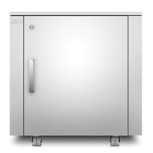 APC NetShelter CX, Mini, Soundproof Server Rack Enclosure, 100V to 240V, White, 744H x 688W x 952D mm