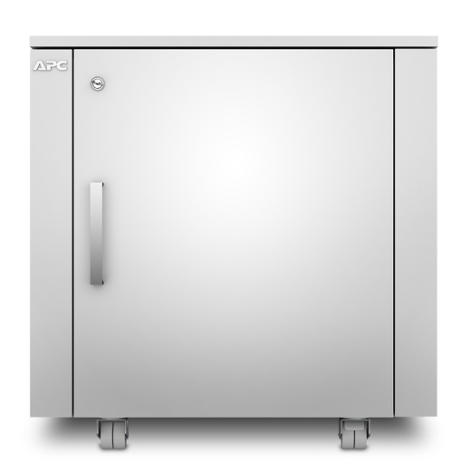 APC NetShelter CX, Mini, Soundproof Server Rack Enclosure, 100V to 240V, White, 744H x 688W x 952D mm