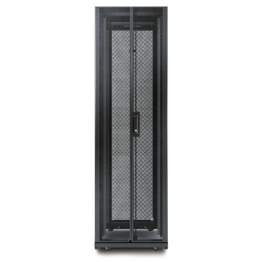 APC NetShelter AV, Server Rack Enclosure, 42U, 10-32 Threaded Rails, Black, 1991H x 600W x 825D mm