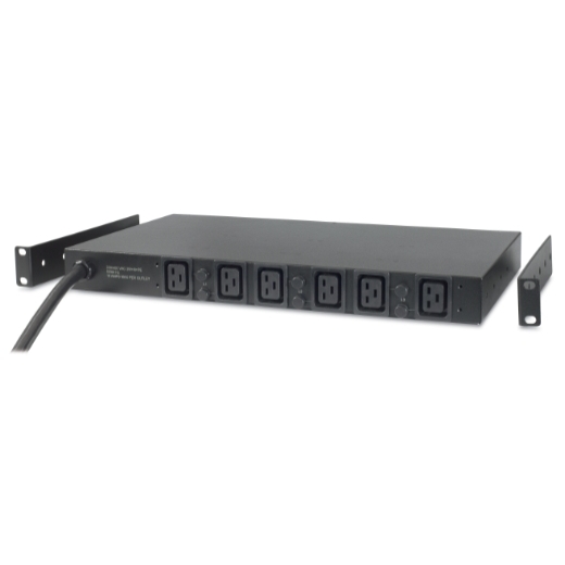Rack PDU, Basic, 1U, 14.4kW, 208V, (6) C19