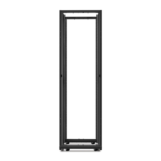 APC NetShelter AV, Server Rack Enclosure, 42U, 10-32 Threaded Rails, without Sides, Roofs, Doors, Black, 1991H x 600W x 806D mm