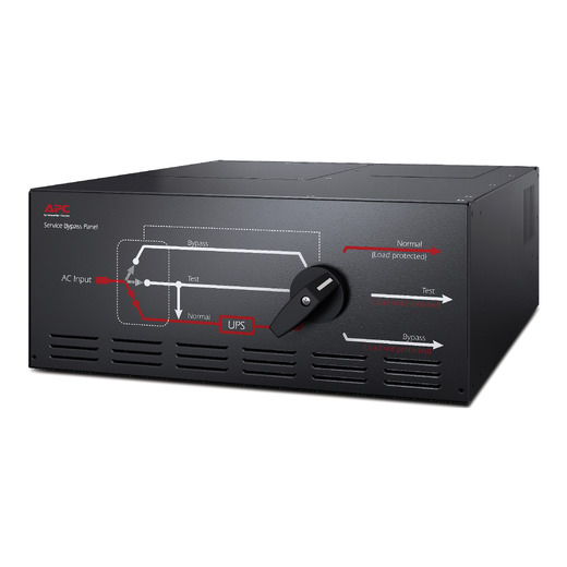 APC Service Bypass Panel 200/208/240V 125A HW input (2) L6-30R (4) L6-20R output