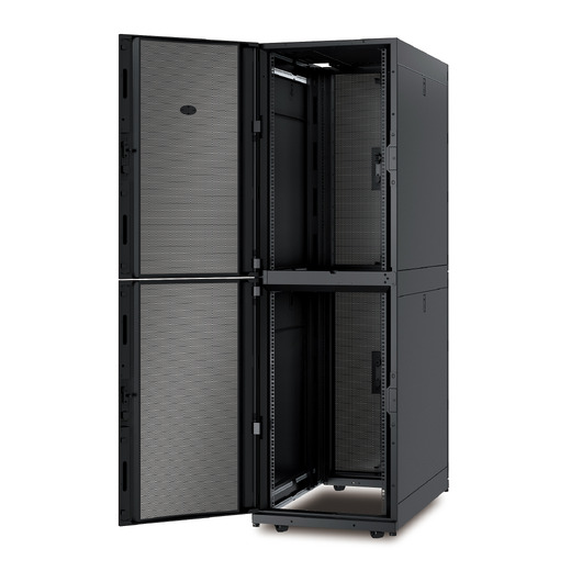 APC NetShelter SX, Server Rack Enclosure, Colocation, 42U, Black, 1991H x 600W x 1070D mm