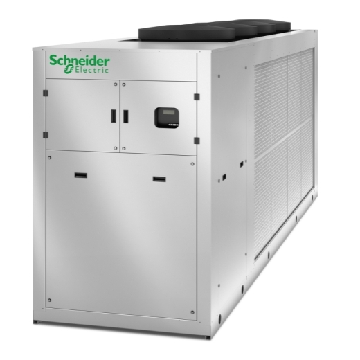 Uniflair Free Cooling Chiller with Scroll compressors, R410A/R454B, 65-155 kW Front Left