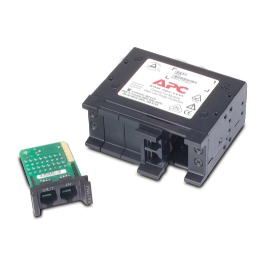 APC 4 position chassis for replaceable data line surge protection modules, 1U