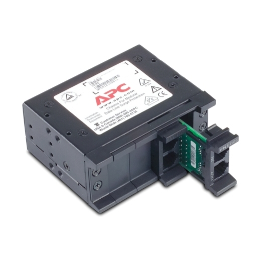 APC 4 position chassis for replaceable data line surge protection modules, 1U