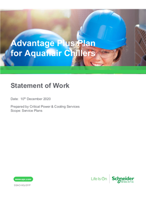 Advantage Plus Plan for Aquaflair Chillers