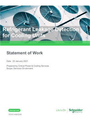 Refrigerant Leakage Detection for Cooling Units
