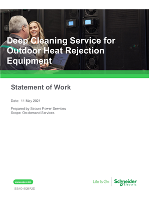 Deep Cleaning Service for Outdoor Heat Rejection Equipment