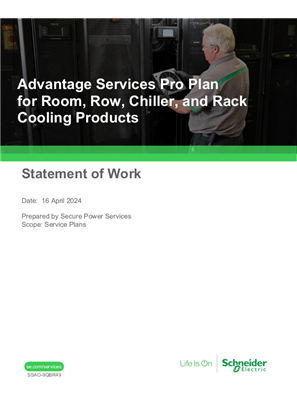 Advantage Pro Plan  for Room, Row and Rack Cooling Products