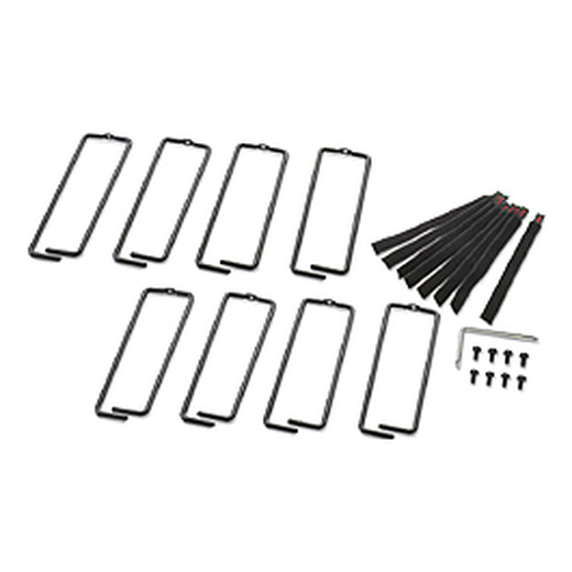 APC NetShelter Cable Management, Vertical Cable Manager, Rings, for  NetShelter 750 and 800mm W Enclosures, Set of 8, 76 x 19 x 203 mm