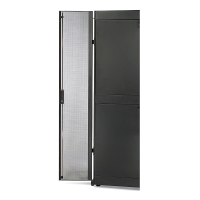 NetShelter SX 45U 600mm Wide Perforated Split Doors Black